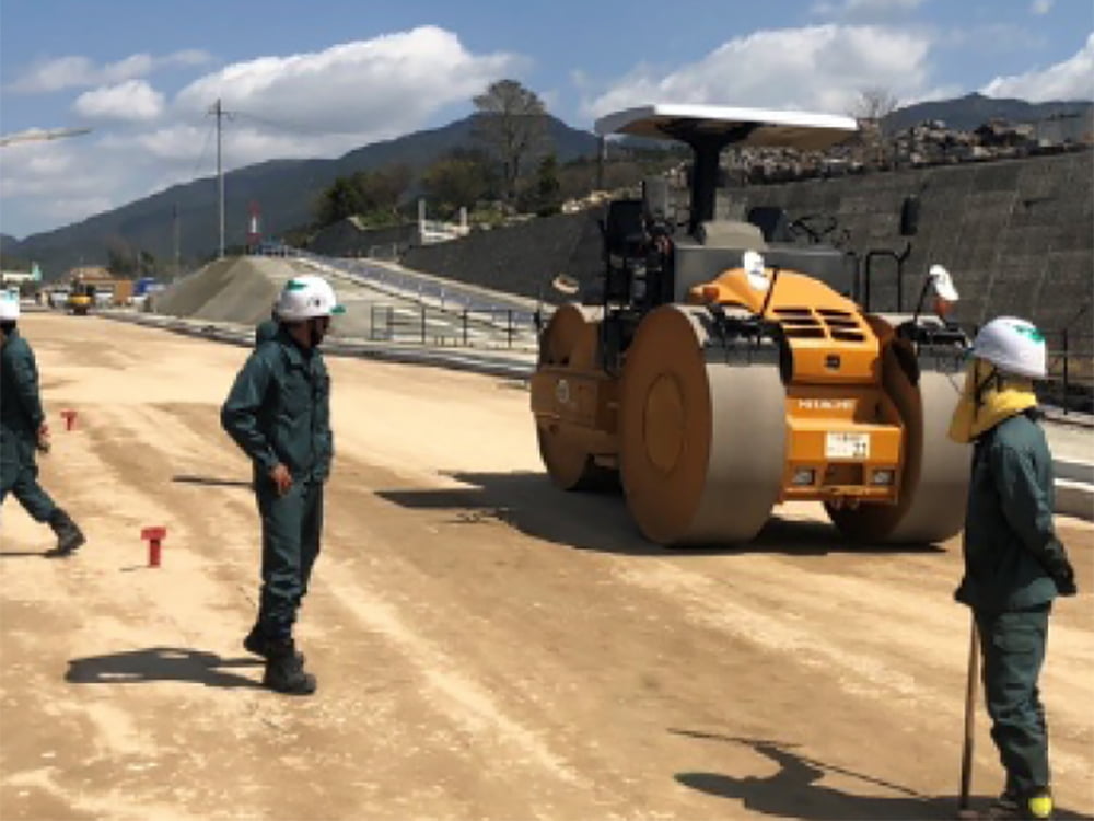 社会のインフラを支える道路工事の日昇道路